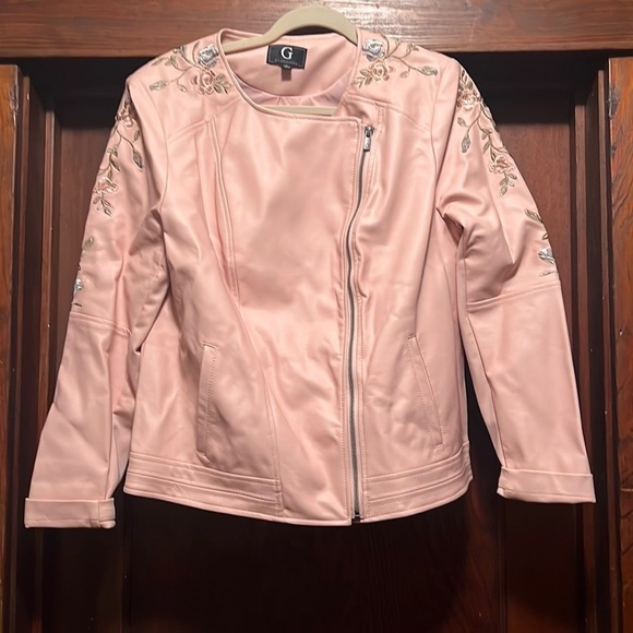G By Giuliana Faux Leather Jacket